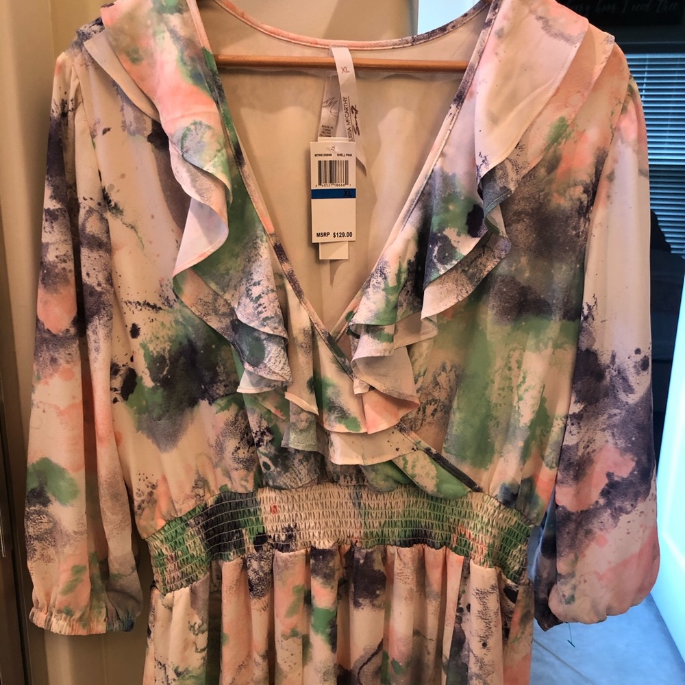 NWT MELISSA McCARTHY DRESS (XL)